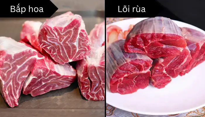 Phân Biệt Bắp Hoa Và Lõi Rùa Bò: Vị Trí, Đặc Điểm Và Cách Chọn Phần Thịt Bò Hiếm