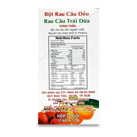 Bột Rau Câu Con Cá Dẻo Bao Nhiêu Calo Và Ăn Có Béo Không?