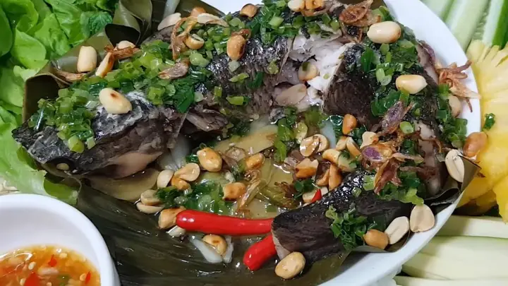 Cách Làm Cá Lóc Hấp Cuốn Bánh Tráng Mỡ Hành Thơm Ngon Đậm Vị Tại Nhà