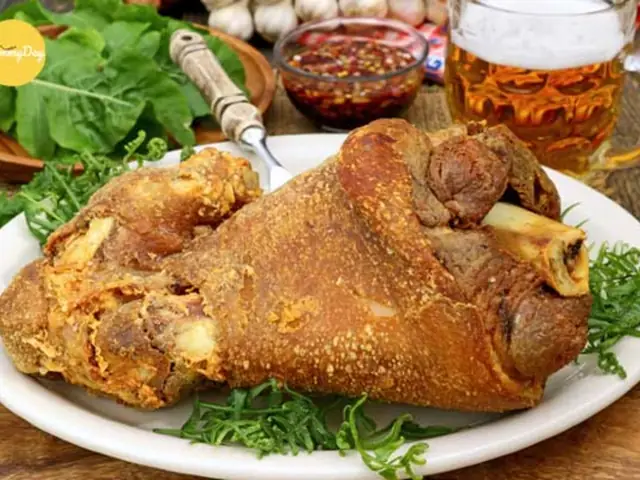 Cách Làm Giò Heo Muối Chiên Giòn (chân Giò Heo) Tại Nhà Da Giòn Thịt Mềm