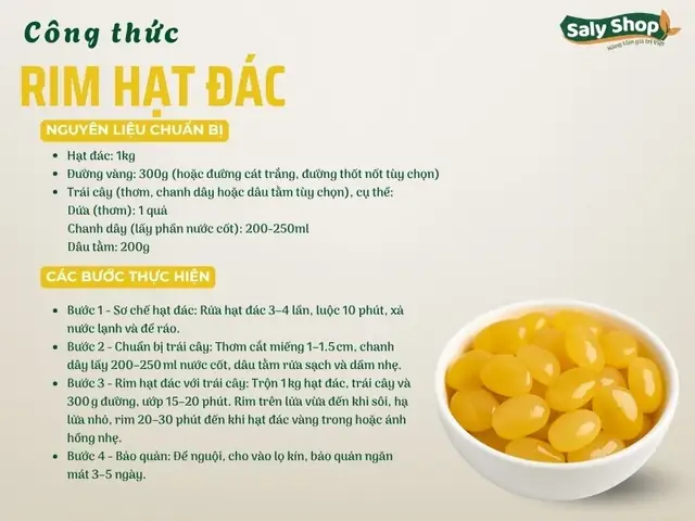 Hướng Dẫn Chi Tiết Cách Làm Hạt Đác Rim Thơm Bùi Béo Ngon Đơn Giản Tại Nhà Hướng Dẫn Chi Tiết Cách Làm Hạt Đác Rim Thơm Bùi Béo Ngon Đơn Giản Tại Nhà
