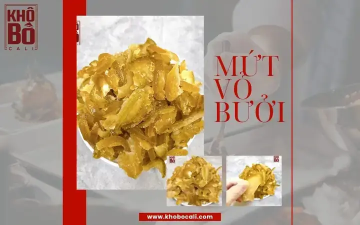 Hướng Dẫn Cách Làm Mứt Vỏ Bưởi Không Cần Phèn Chua Giòn Ngon Tại Nhà