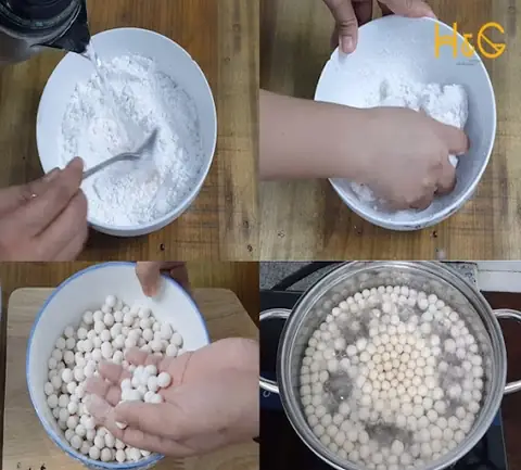 Hướng Dẫn Chi Tiết Cách Làm Trân Châu Đường Đen Bằng Bột Năng Tại Nhà Đơn Giản