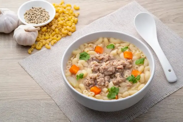 Cách Nấu Súp Nui Cho Bé Ăn Dặm Thơm Ngon, Đầy Đủ Dinh Dưỡng Cách Nấu Súp Nui Cho Bé Ăn Dặm Thơm Ngon, Đầy Đủ Dinh Dưỡng