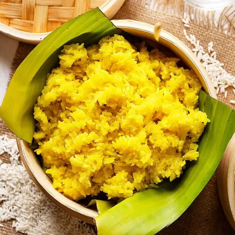 Cách Nấu Xôi Màu Vàng Tự Nhiên Từ Nghệ, Dành Dành Và Xôi Hoàng Phố Tại Nhà