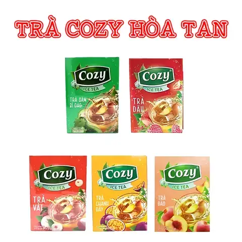 Hướng Dẫn Cách Pha Trà Đào Cozy Túi Lọc Đơn Giản Tại Nhà