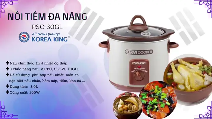 Hướng Dẫn Chi Tiết Cách Sử Dụng Nồi Nấu Cháo Korea King Đúng Cách Cho Người Mới Bắt Đầu