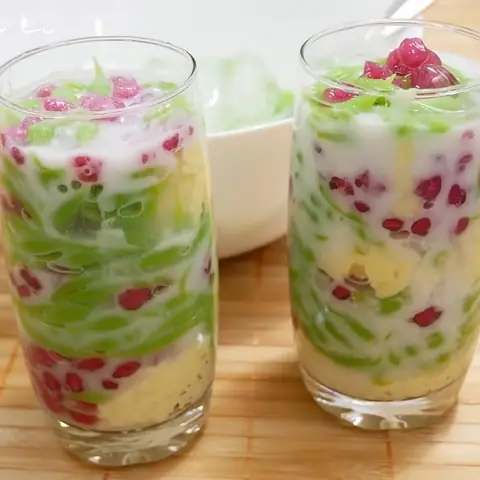 Cách Làm Chè Sương Sa Hạt Lựu Bánh Lọt Mát Lạnh Tại Nhà