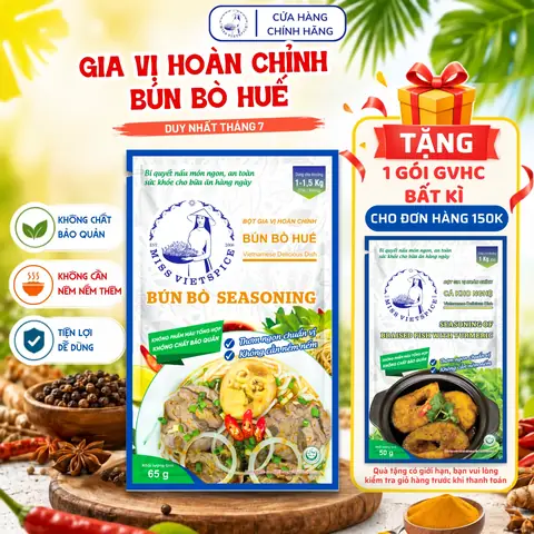 Cách Nấu Bún Bò Với Gói Gia Vị Hoàn Chỉnh Cho Người Muốn Nấu Nhanh Tại Nhà