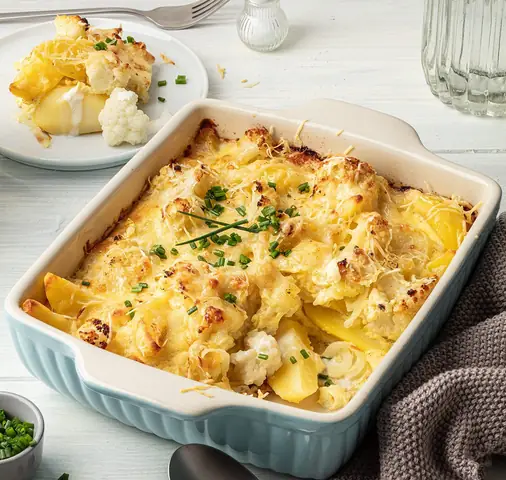 Recette Du Gratin De Chou-fleur Et Pommes De Terre : Facile, Rapide Et Inratable