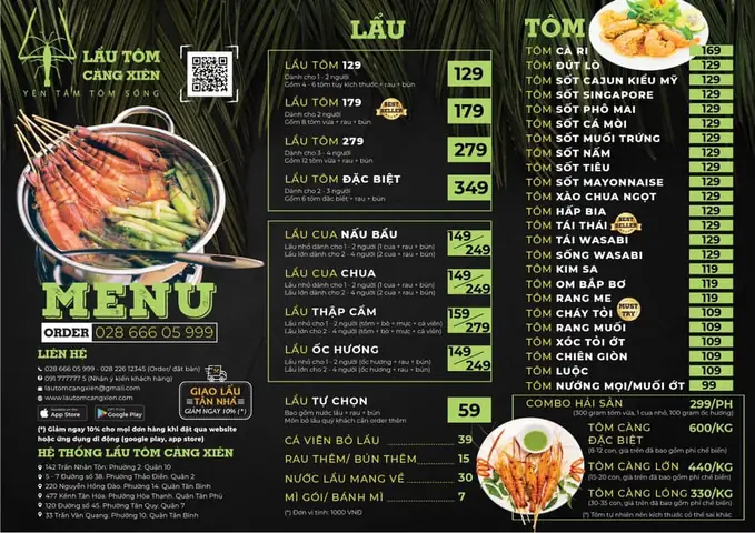 Khám Phá Thực Đơn Lẩu Tôm 5 Ri: Món Ăn Đặc Sản, Giá Cả Và Chi Nhánh