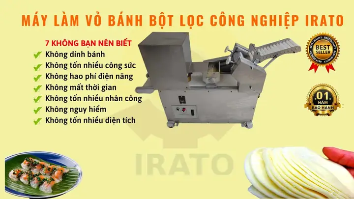 Review Và Chọn Máy Làm Bánh Bột Lọc Tự Động Phù Hợp Cho Cơ Sở Sản Xuất Nhỏ Và Vừa