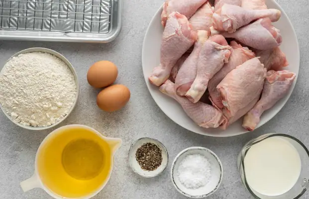 Tổng Hợp Nguyên Liệu Làm Gà Rán Tại Nhà Đầy Đủ Từ Thịt Gà Đến Gia Vị