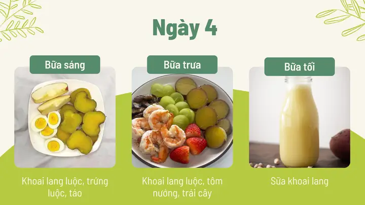 Xây Dựng Thực Đơn Giảm Cân Với Khoai Lang Và Trứng Cho Người Muốn Giảm Cân Khoa Học